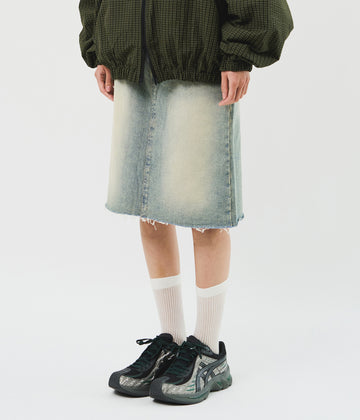 (W) Lit Denim Skirt